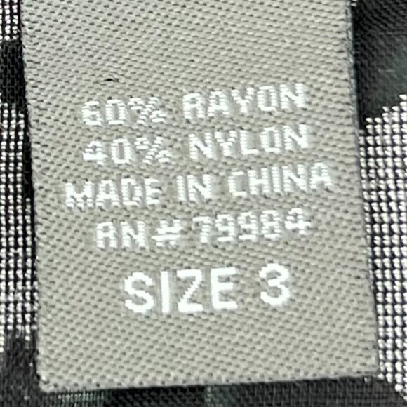 🖤Chic Sheer Burnout Velvet Blouse by Additions by Chico's  Black Brown Size 3🖤 - Picture 7 of 14